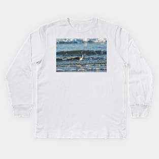 Black-tailed godwit Kids Long Sleeve T-Shirt